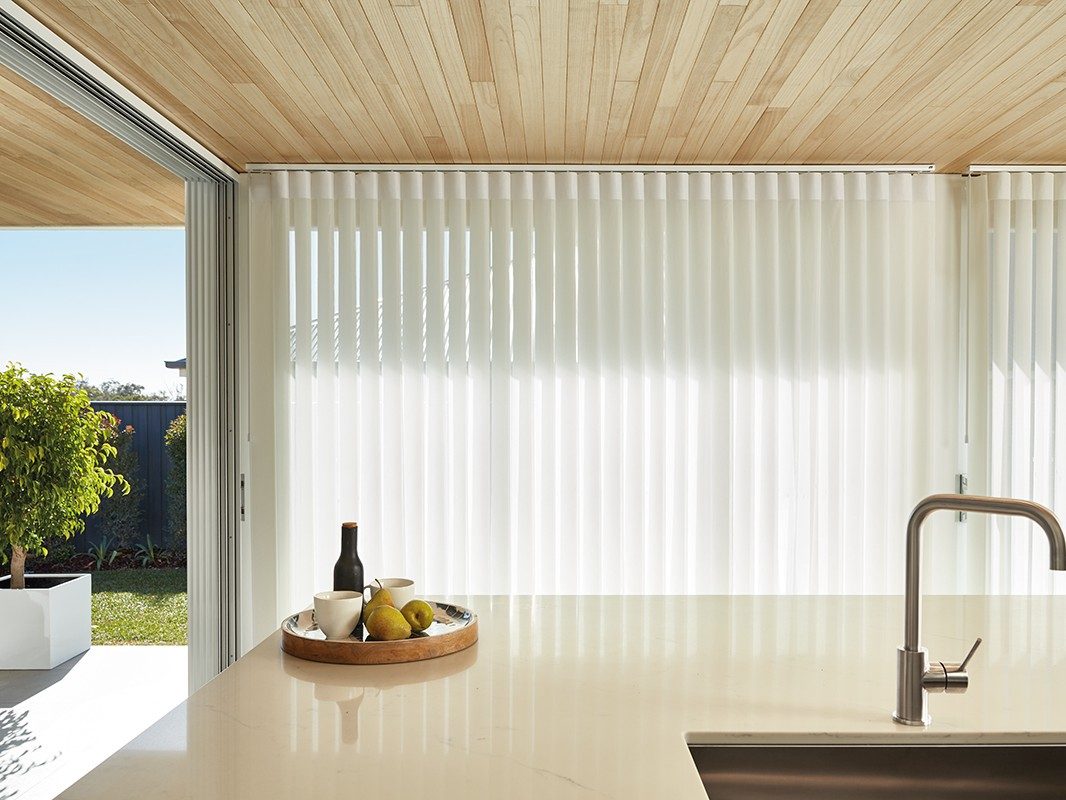 verishade blinds in a kitchen