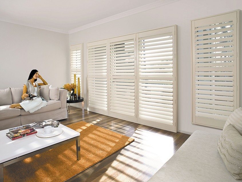 timber interior shutters hinged